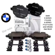 BMW 5-SERIES F10,G30 6-SERIES F12,F13,G32 DISC BRAKE PAD REAR