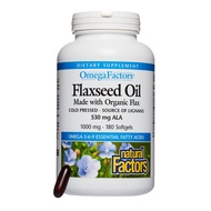 Omega Factors by Natural Factors, Flaxseed Oil, Supports Overall Health with Omega-3, 6 and 9 Fatty