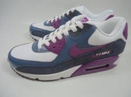 *~9527~* 2014年 5月 Nike WMNS AIR MAX 90 ESSENTIAL 白/藍/紫 街頭 韓族 慢跑鞋 女鞋