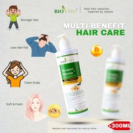 BIOCHO - Shampoo BIOTIN UNTUK Rambut Gugur, Kemiri Biotin Shampoo, ORGANIK SHAMPOO