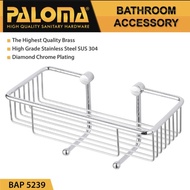 Paloma BAP 5239 Bathroom Toilet Wall Shampoo Soap Holder Rack