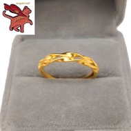 COD 916 gold ring Wheat Ear Ring Open Lady Ring Simple Fashion Engagement Ring