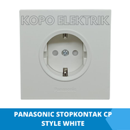 Panasonic Stopkontak White Tanam Stop Kontak Putih Minimalis