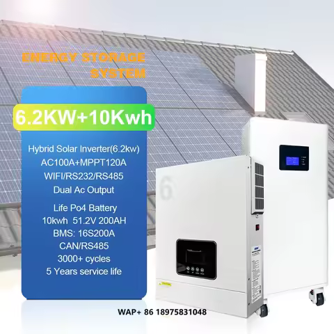 SUOER New 4.2kw 6.2kw 9kw 12kw 10KWH 15KWH Lifepo4 Solar Panel System Inverter With Lithium Ion Batt