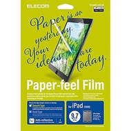 ELECOM screen protector for iPad 9.7" - Rough type Writing, Drawing like real paper, Anti-glare, lim