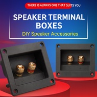 Speaker Cable Connector Box Built-In Cabinet Easy To Install Model For DIY Work Size 9x7.9cm