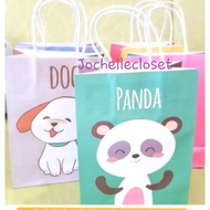 Party Gift Paper Bag Goodies Bag Baby Shower animal bag