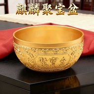 Brass bowl ornament solid metal craft home decoration office fortune craft ornament