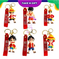 GANTUNGAN One Piece Keychain - D. LUFFY LUFFY LUFFY