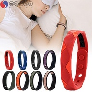 MYROE Negative Ions Wristband  Silicone Soft Red Up Far Infrared Bracelet