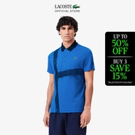 Lacoste Men's Tennis X Novak Djokovic Polo Shirt - Performance ( Blue / Green ) - DH8971