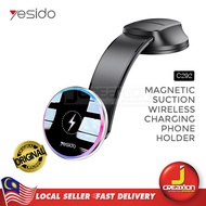 Yesido C292 15W Magnetic Suction Wireless Charging Car Phone Holder