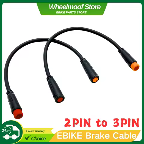 M8 2PIN-3PIN EBIKE Brake Cable, Upgrade Your Electric Bike(2PIN female -3PIN male out of stock, do n