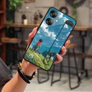 Wristband Cell phone cover Phone Case For Redmi 13C 5G/13R 5G/Poco M6 5G masculine Plain color Mobil