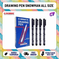 [H2O] Snowman Drawing Pen FT 700 Size 0.05 / 0.1 / 0.2 / 0.3 / 0.4 / 0.5 / 0.6 / 0.7 / 0.8