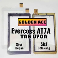Touchscreen Tablet Evercoss AT7A U70A U70 / Touch Screen TS TC OEM 99% Can Be Pay For Place