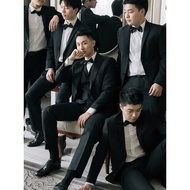 Groom Suit Brothers Group Men's Suit Groom Wedding Suit Autumn Winter Suit Suit Vest Jacket Formal S