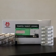 DuoPharma TEMPOL TABLET 500MG (Paracetamol For Pain & Fever) Exp10/2026 Last Batch