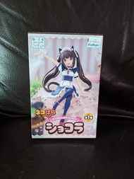 《貓娘樂園》（Nekopara）巧克力（Chocola）杯麵座景品模型。夾出物