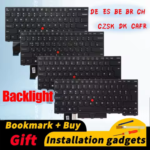 Belgian Spanish Brazil Canadian French Switzerland Czechoslovak German for Lenovo ThinkPad L14 Gen1/
