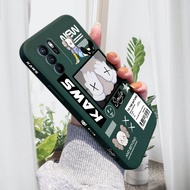 Jizetin เคสสำหรับ OPPO Reno6 Z 5Gเคสโทรศัพท์แฟชั่นต้นฉบับเคสซิลิโคนเหลวลายขอบสี่เหลี่ยมผิวด้านข้างสำหรับ OPPO Reno6 5G Reno 6 Pro 5G