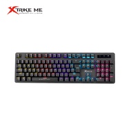 XTRIKE ME GK-916 MECHANICAL GAMING KEYBOARD - 61-KEYS / RED SWTICH / 11 LIGHTS MODE - BLACK