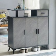 櫻桃傢俱 - 兩門三門鞋櫃雙面屏風櫃門廳玄關隔間櫃簡約現代儲物櫃100CM