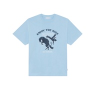 [MOO 11/24] Vintage Wild West T-Shirt เสื้อยืด แขนสั้น ผ้า Cotton สกรีนลวดลาย Cowboy ที่ด้านหน้า