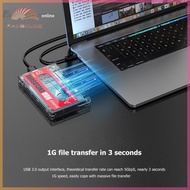 ❤RAIN❤Professional ORICO 2580U3 USB 3.0 Hard Disk Case Transparent 2.5 inch SATA HDD SSD Box❀❀❀