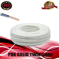 （Ready Stock)☫ஐWIREMAX PDX twin-core wire 75 meters Model: (14/2&amp;12/2) 99.9% pure copper