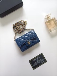CHANEL 80A8937 新款零錢包 羊皮女包 size11.3X7.5