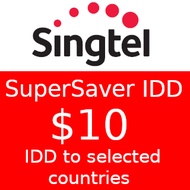 Singtel SuperSaver IDD $10 Top Up / Recharge
