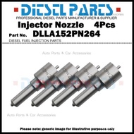 4x Diesel Fuel Injector Nozzle Tips 105019-1780 9432612888 DLLA152PN264 for ISUZU Elf 4HG1 4HG1T 4HK