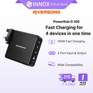 Riversong PowerKub G100 Gan Super Efficiency Superfast Charger 100W