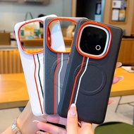 Luxury Magnetic Phone Case For VIVO IQOO 13 IQOO 15 Fashionable Magnetic Wireless Charger Protective