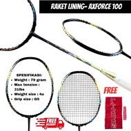 BADMINTON RACKET lining AXFORCE 100 (COMPLETE BONUS)