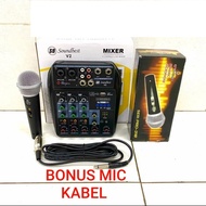 Mixer SoundBest V2 Original 4-Channel Bluetooth - USB recording
