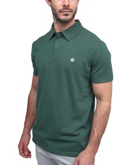 INTO THE AM Polo Shirts for Men - Comfortable Fit Collared Shirt Men S - 4XL Fitted Short Sleeve Cla