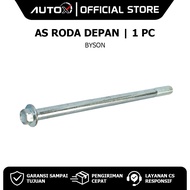 Yamaha Byson Motorcycle Front Axle 14x240 mm 14 x 240 mm 14x240As Yamaha Byson Motorcycle Front Axle