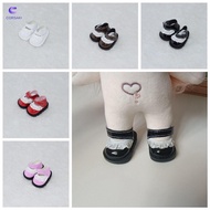 CORSAKI Mini Shoes, Lace Replacement Doll Shoes, Mini 20cm Leather Adhesive Shoes Children Toys