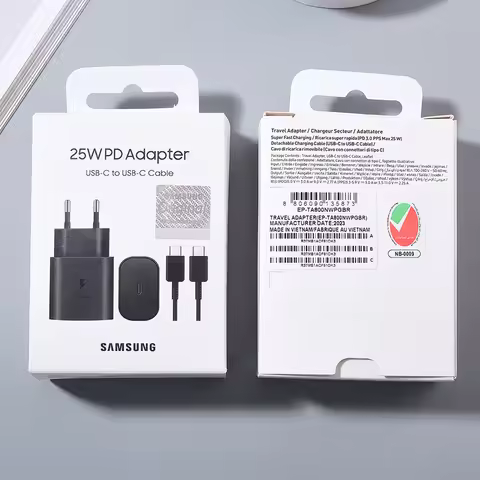 Samsung S25 S26 Edge Flip 7 6 Fold7 25W Super Fast Charger PD Usb Type C Adapter Cargador for Galaxy