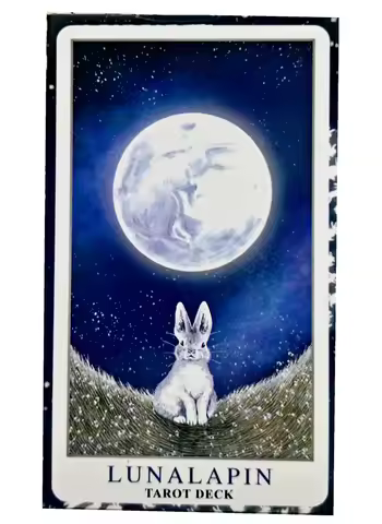 78pcs Tarot Lunalapin Rabbit Tarot Deck Tarot Cards Tarot Card Game Party Table Board Game Card Deck