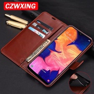 Flip Case Samsung Galaxy A10 wallet Leather Back Cover Phone Case Samsung A10 A 10 A105 Casing