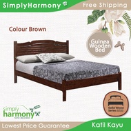 SHSB Guinea Queen Size / Solid Wood Bed / Katil Kayu / Solid Wood Bed / Queen Size