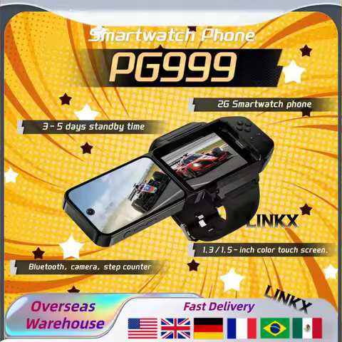 PG999 Smartwatch Phone Touch Screen Wi-Fi 4G GPS Octa-Core Powerhouse HD Cameras New Gifts Dual SIM 