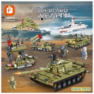 Forange Block Army 4 in 1 FC4401 - Army Vehicle Brick - Block Toys - Children's Toys - Collection To