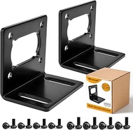 370 Mounting Bracket for DC Worm Gear Motor, Durable Single-Side Holder with M4 Screw, Compatible wi