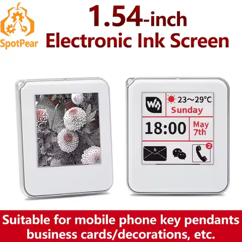 NFC Memory Keyring 1.54 inch Three Color e-Paper e-link Display Screen Image Wireless Transmission K