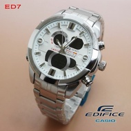 Terlaris Jam Tangan Pria Casio Edifice Red Bull Infiniti Rantai Silver