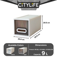 Citylife 9L Stackable Storage Chest Drawers box Home Organizer Drawer Plastic Cabinet G-5200